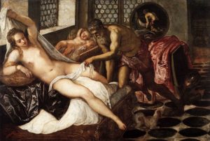 Venus, Mars, and Vulcan, by Tintoretto
