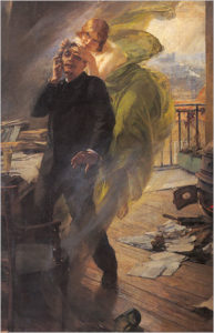Albert Maignan's Green Muse (1895): a poet succumbs to the Green Fairy.