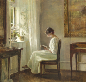 Reading girl by the window - 1909