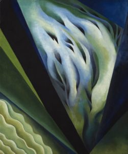 Blue and Green Music, 1921, oil on canvas