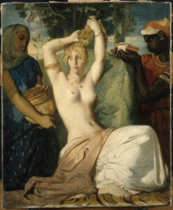 Esther se parant pour être présentée au roi Ahasuerus, dit La Toilette d'Esther (1841)