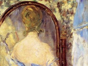 Femme devant un miroir. 1877