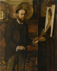 by Marion Collier (nÈe Huxley), oil on canvas, 1882-83