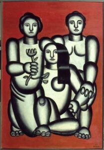 composition avec trois femmes