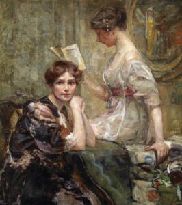 Two Women in an interior