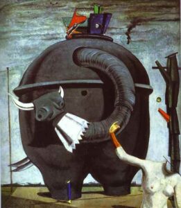 The Elephant Celebes. Oil on canvas. 125.4 x 107.9 cm. Tate Gallery, London