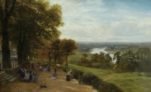 Richmond Hill, London by 1876 Oil on Canvas