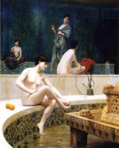 "The Harem Bathing"