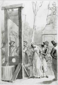 The execution of de Gouges