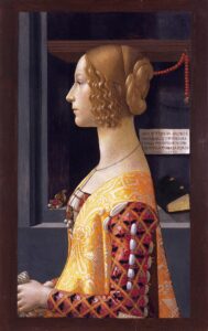 Portrait of Giovanna Tornabuoni, (1488) Museo Thyssen-Bornemisza, Madrid