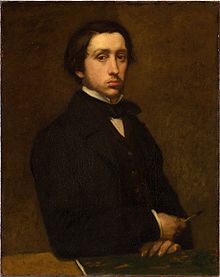 Self-portrait (Degas au porte-fusain), 1855